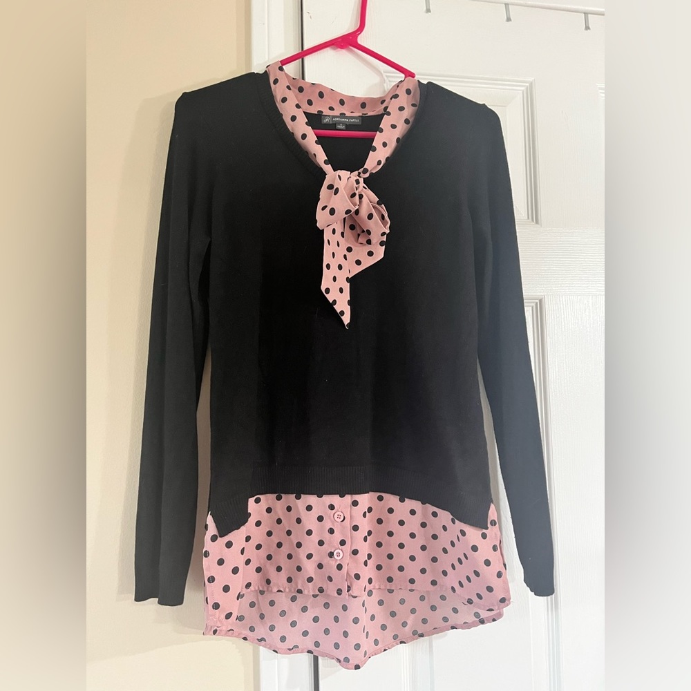 Adrianna Papell soft sweater shirt